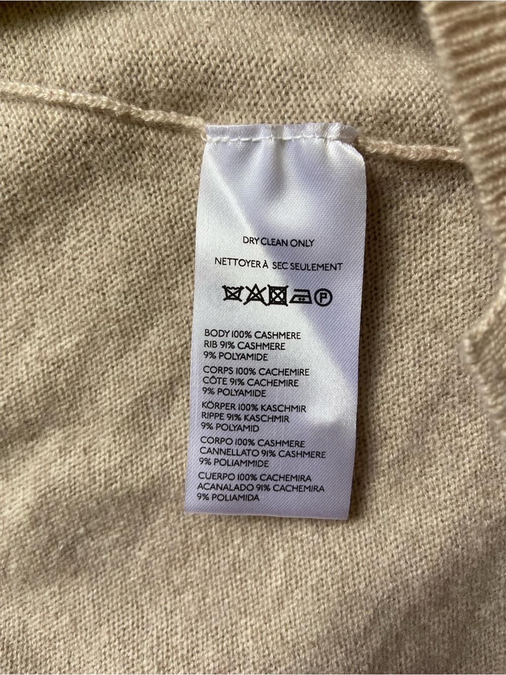 NWT Anthropologie Pilcro Cashmere Cardigan Sweater Ivory XXS - Picture 6 of 8